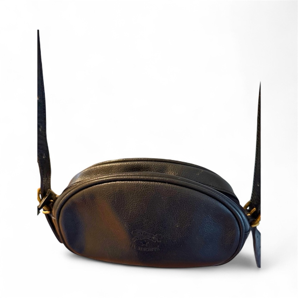 Il Bisonte Elegant Black Crossbody Bag